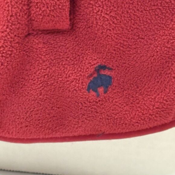 Brooks Brothers Full-Zip Fleece Vest Mens Large Navy Red Color Block Pockets - Picture 3 of 8